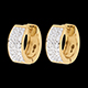 Verk�ufe ohrringe diorama gelbgold 20 diamanten