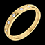 Verk�ufe Trauring Diamantregen in Gelbgold - 5 Diamanten