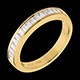 Frau trauring semi pave gelbgold 05 karat