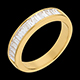 On-line Verfkauf trauring semi pave gelbgold075 karat