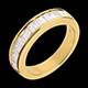 Frau trauring semi pave gelbgold karat