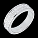 Geschenk trauring semi pave weissgold kanalfassung reihig 1