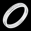 Geschenke Frauen Trauring semi pav� in Weissgold - Kanalfassung  - 0.31 Karat - 11 Diamanten