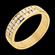 On-line Verfkauf trauring semi pave gelbgold kanalfassung reihig 03