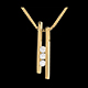 kaufen collier stimmgabel trilogie in gelbgold diamanten