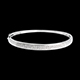 Geschenke Frauen armreif diorama weissgold 025 karat 23 diamanten