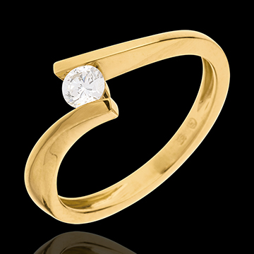 Gold Schmucke Solit�r apostrophe in Gelbgold 