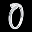 Verkauf Solit�ring Apostrophe in Weissgold  - 0.26 Karat