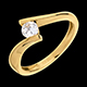 On-line Verk�ufe solitar apostrophe gelbgold 031 karat