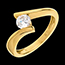 Juwelier Gelbgold - 0,52 carat
