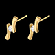 Geschenke ohrstecker apostrophe gelbgold