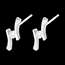 On-line Verfkauf Diamant Ohrstecker apostrophe in Weissgold