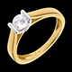 Juwelieren solitar caldera gelbgold 041 karat