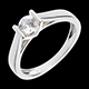 Verk�ufe solitar caldera weissgold 041 karat