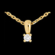 Verk�ufe anhanger solitar in gelbgold