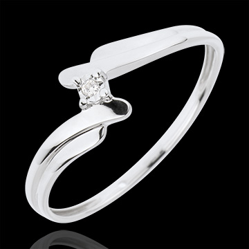 Geschenke Solit�r Ring Federn