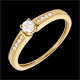 Geschenk solitar octave gelbgold 021 karat diamanten
