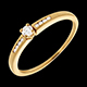 Geschenke solitar octave gelbgold diamanten