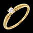 Gold Schmuck Zarter Solit�r in Gelbgold