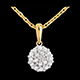 Kauf anhanger kaleidoskop in gelbgold 19 diamanten