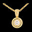 Geschenke Diamant Anh�nger Calice in Gelbgold - 0.23 Karat