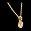 On-line Verk�ufe Diamant Anh�nger Calice in Gelbgold - 0.23 Karat