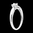 Geschenk Frau Zarter Solit�r in Weissgold - 0.21 Karat