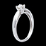 Frau Zarter Solit�r in Weissgold - 0.3 Karat