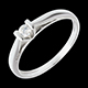 Geschenke Frauen solitar caldera weissgold