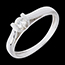 Schmuck Solit�r Caldera in Weissgold