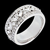 Hochzeit Ring Kaiserin in Weissgold - 0.9 Karat