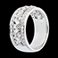 Gold Schmuck Ring Kaiserin in Weissgold - 0.9 Karat