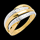 Hochzeit ring naja gelbgold diamanten