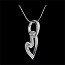 Geschenke Frauen Diamantanh�nger Coeur Chavir� - 0.31 Karat - 52 Diamanten