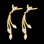 Juwelieren Ohrringe �berfluss - Gelbgold und Wei�gold mit Diamanten