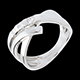Geschenke Frauen ring trilogie torsade weissgold 026 karat