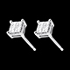 Juwelier ohrstecker damier pave weissgold 034 karat