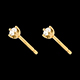 Geschenk diamantohrstecker gelbgold