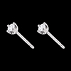 Juwelier Diamantohrstecker in Weissgold