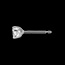 On-line Verk�ufe Diamantohrstecker in Weissgold - 0.3 Karat