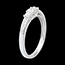 Geschenk Frau Bague Trilogie pav� in Weissgold - 0.34 Karat