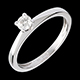 on-line kaufen klassischer solitar weissgold 026 karat