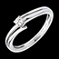 Schmuck Solit�r sillage in Weissgold