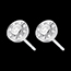 Verk�ufe Ohrstecker bouton in Weissgold - 0.25 Karat