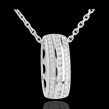 Geschenk Frau Anh�nger Diamantreif in Weissgold - 0.27 Karat