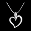 Geschenke Frauen Anh�nger Arty-Coeur - 20 Diamanten