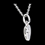 on-line kaufen Anh�nger gerahmtes Herz in Weissgold - 7 Diamanten