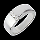 Hochzeit trilogie mit spannfassung weissgold diamanten