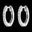 on-line Kauf Creolen in Weissgold - 16 Diamanten