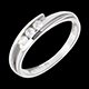 Gold Schmucke trilogie bipolaire weissgold diamanten